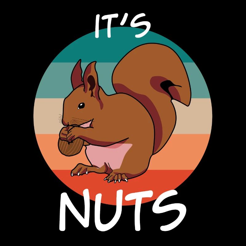 Eichhörnchen Retro Squirrel