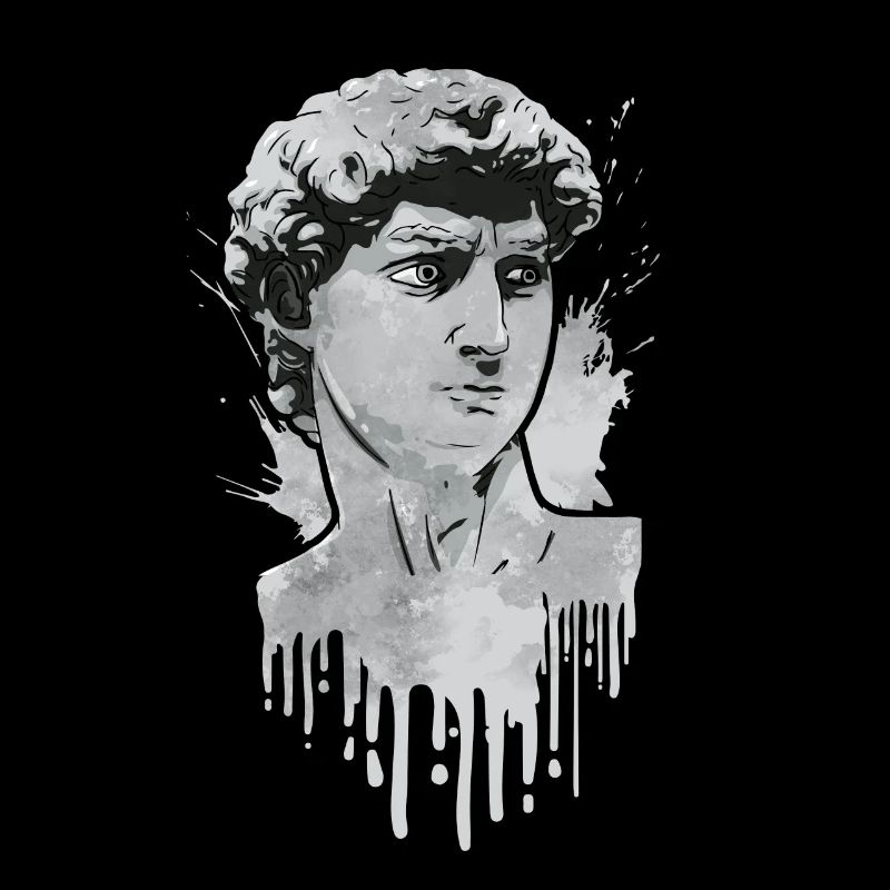 Finnish Goth Aesthetic Gothic David Statue Drip