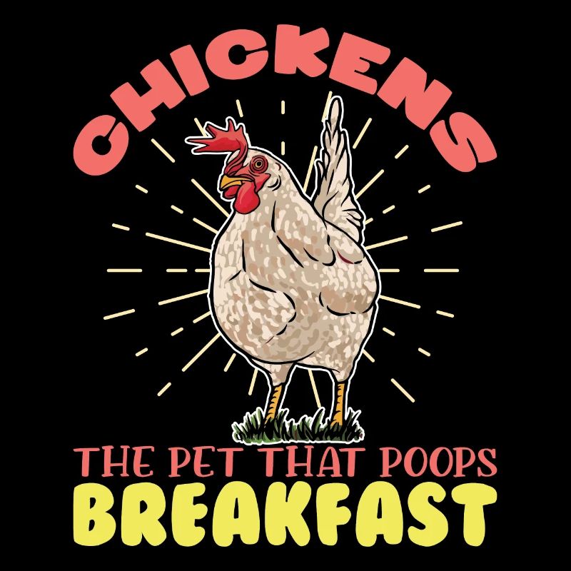 Chickens The Pet That Poops Hühner Hahn Bauer Huhn