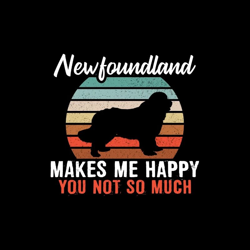 Terre-Neuve me rend heureux moins