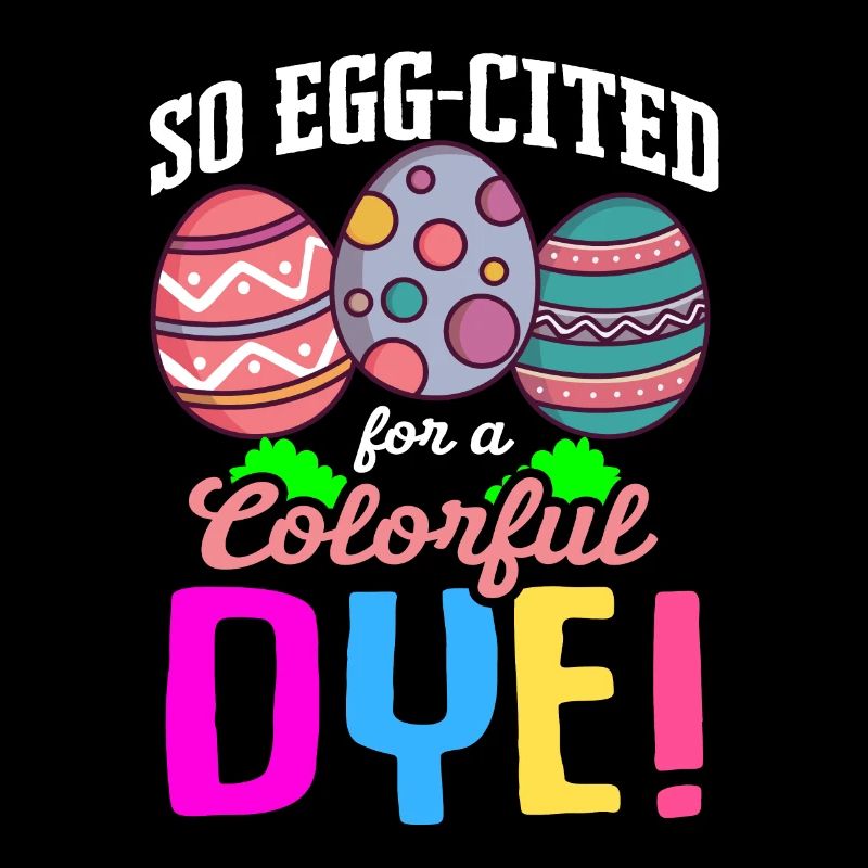 Easter Colorful Egg Dye Rabbit Egg Hunt