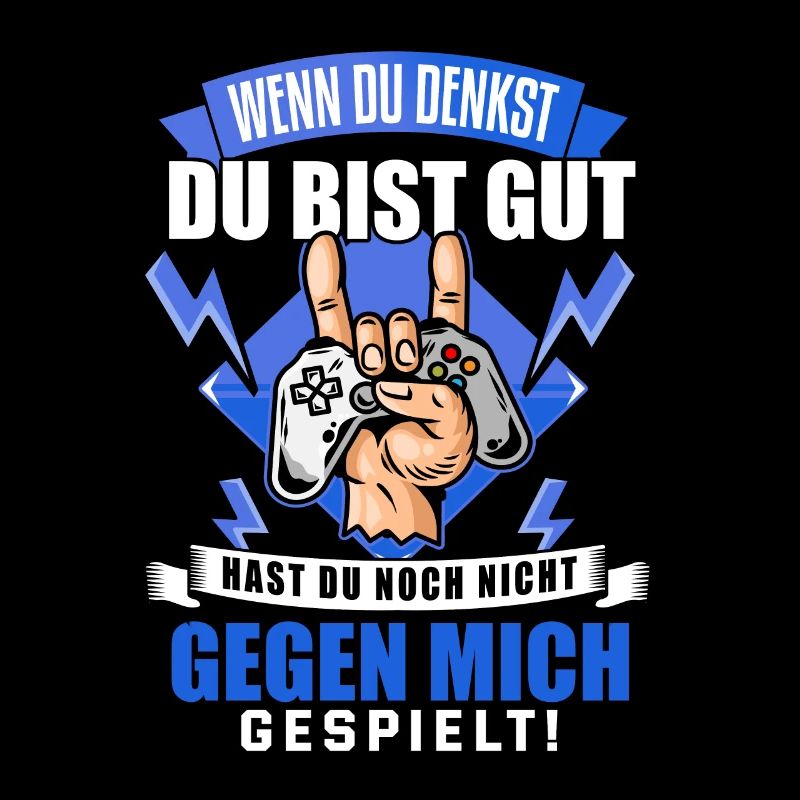Cooles Gaming Zocker Spruch Design
