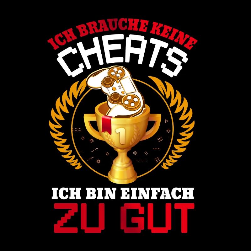 Cooles Gaming Zocker Spruch Design