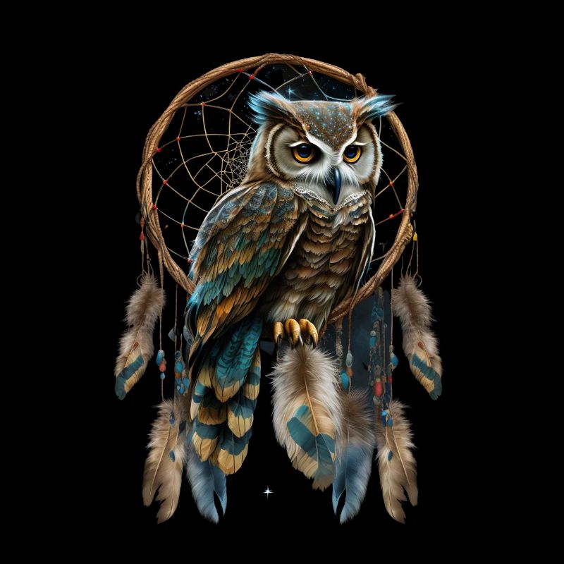 Eule Traumfänger Vogel Federn