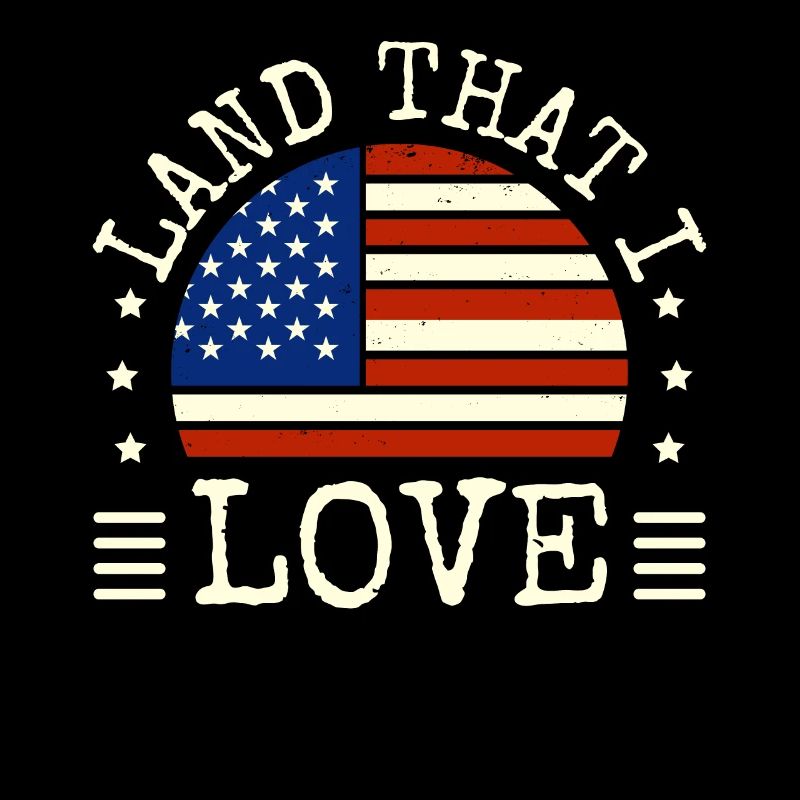 Pays J’aime États-Unis Drapeau américain 4.