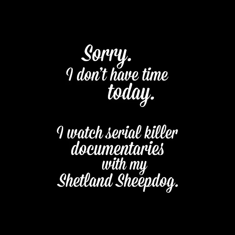 Je regarde des documentaires avec mon Berger Shetland