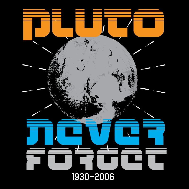 Sonnensystem Pluto Vergiss Niemals 30-06