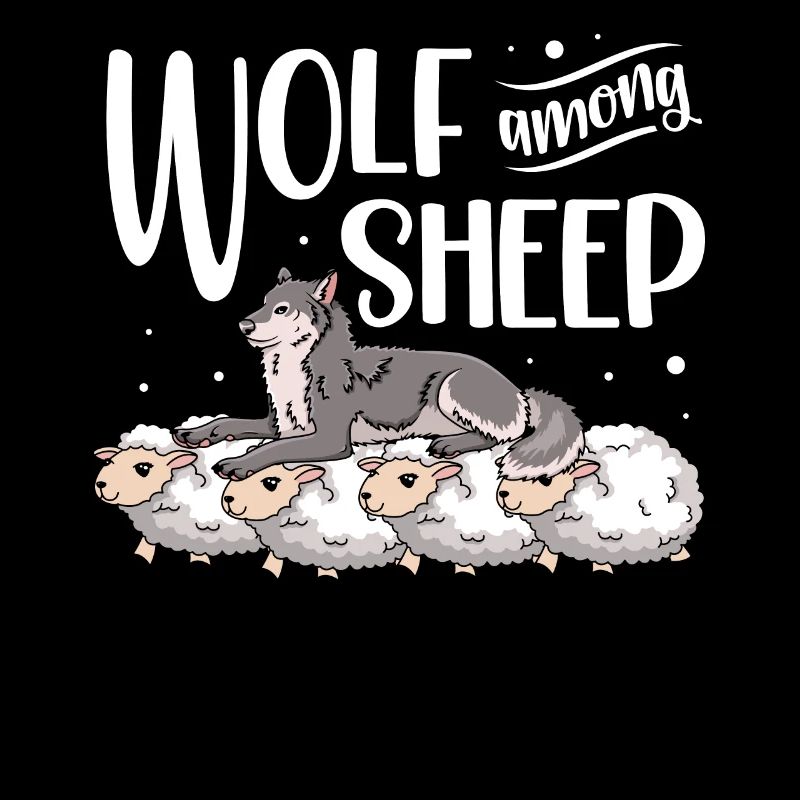 Wolf Unter Schafen Wölfe Tier Werwolf Wolf