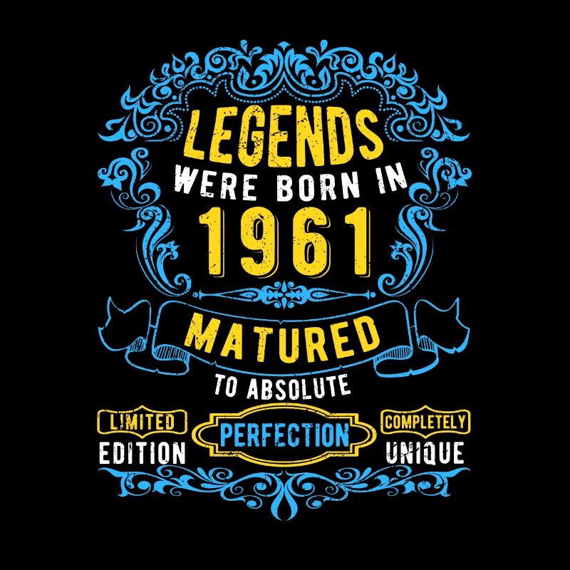 Legenden wurden 1961 Geboren Geburtstag