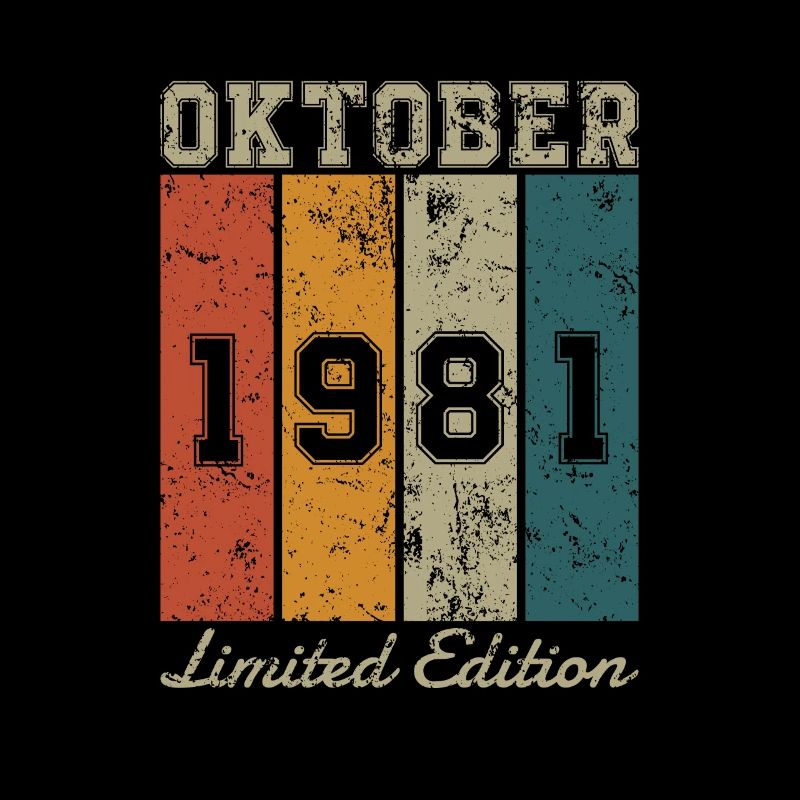 Date de naissance : Octobre 1981 - Edition Limitée Rétro