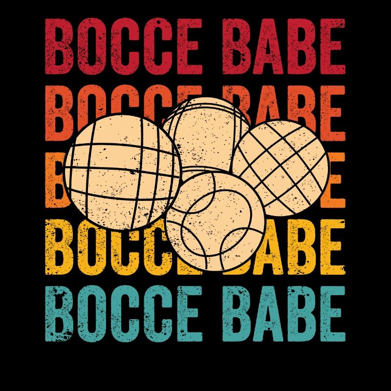 Drôle de boule de boccia rétro