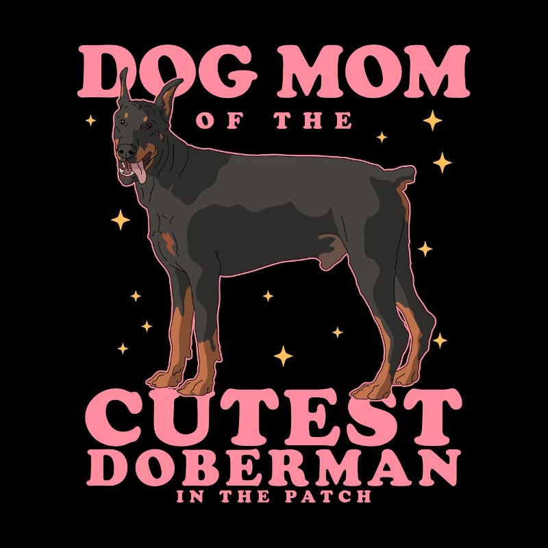 Dobermann Mom | Hundemama Hundebesitzer Geschenk