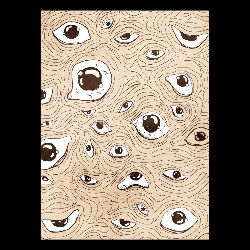 Weirdcore Aesthetic Eyes Pattern