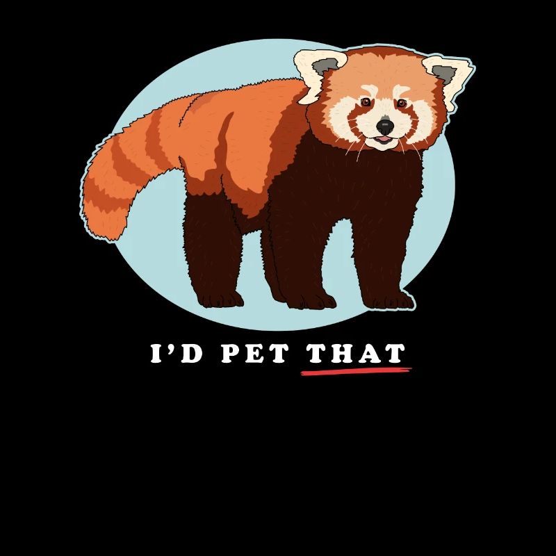 Roter Panda Red Panda | Rote Pandas Geschenk