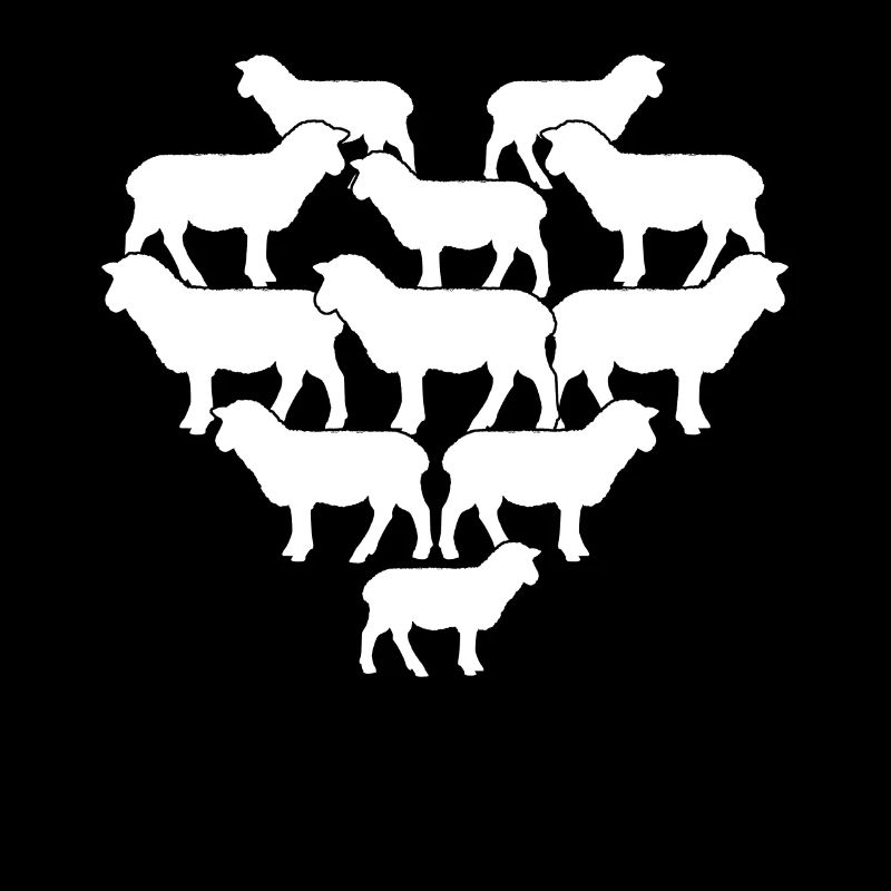 Schaf Schafe Herz Schäfchen