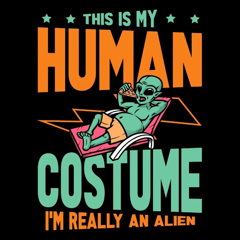 C’est mon costume humain. Je suis