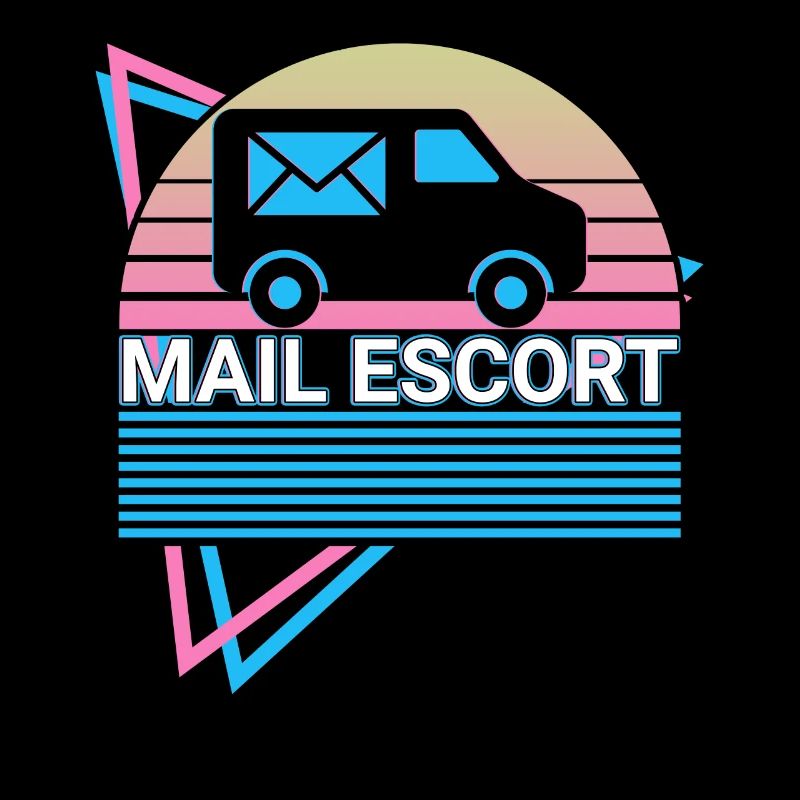 Postdienst Postbote Retro