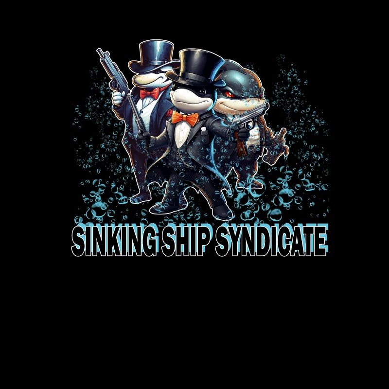 Funny Orca Sinking Ship Syndicate - Orcas Making