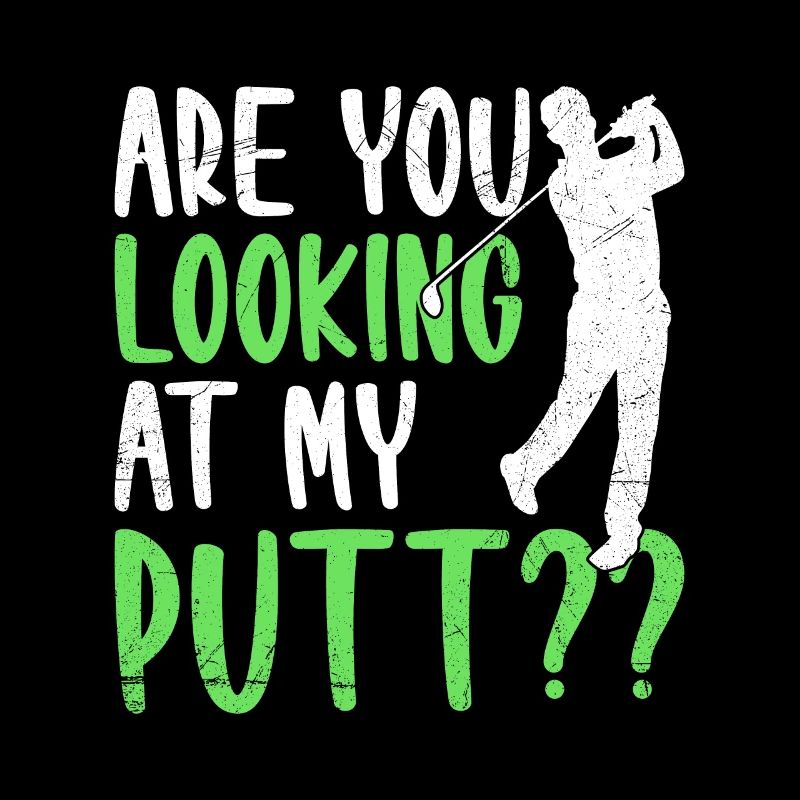 Siehst Du Dir Meinen Putt Golfer Golf An?