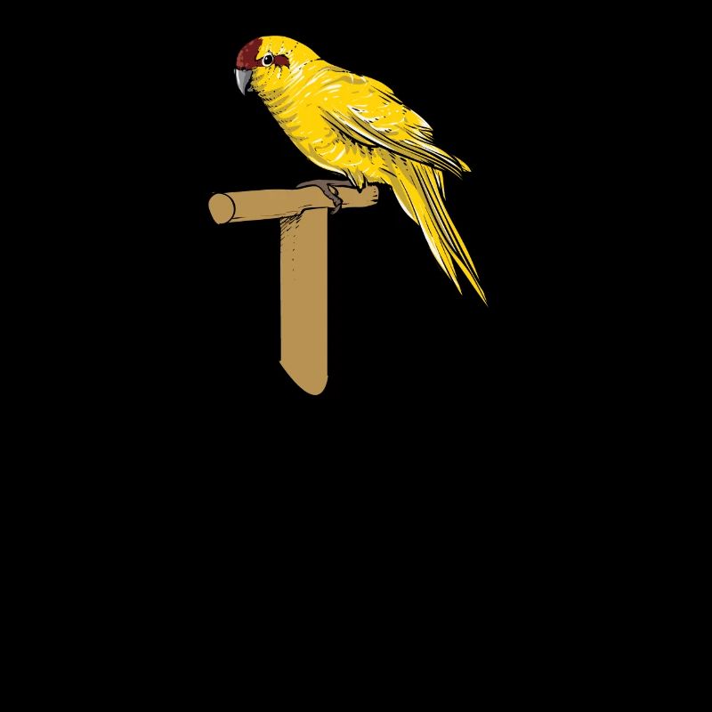 Perruche de chèvre I Motif de perruche pour porte-oiseau