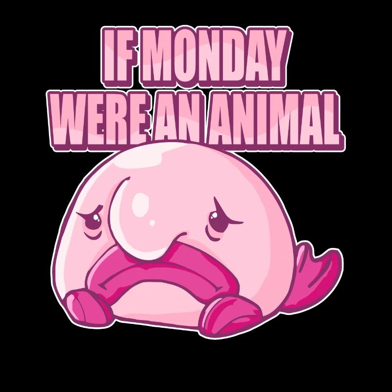 Costume de Blobfish - Visage de poisson Blob laid -