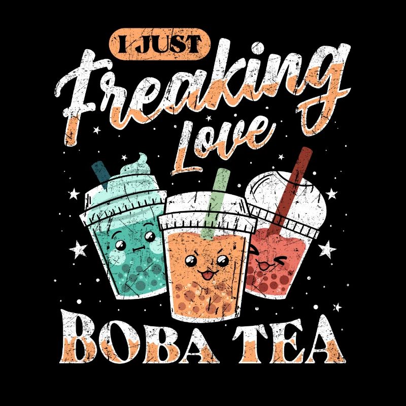 Boba Tea Design Bubbles Bubble Tea Kawaii Boba