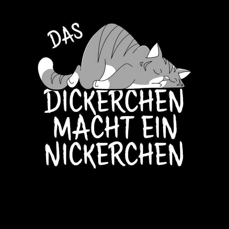 Das Dickerchen macht Nickerchen Katze