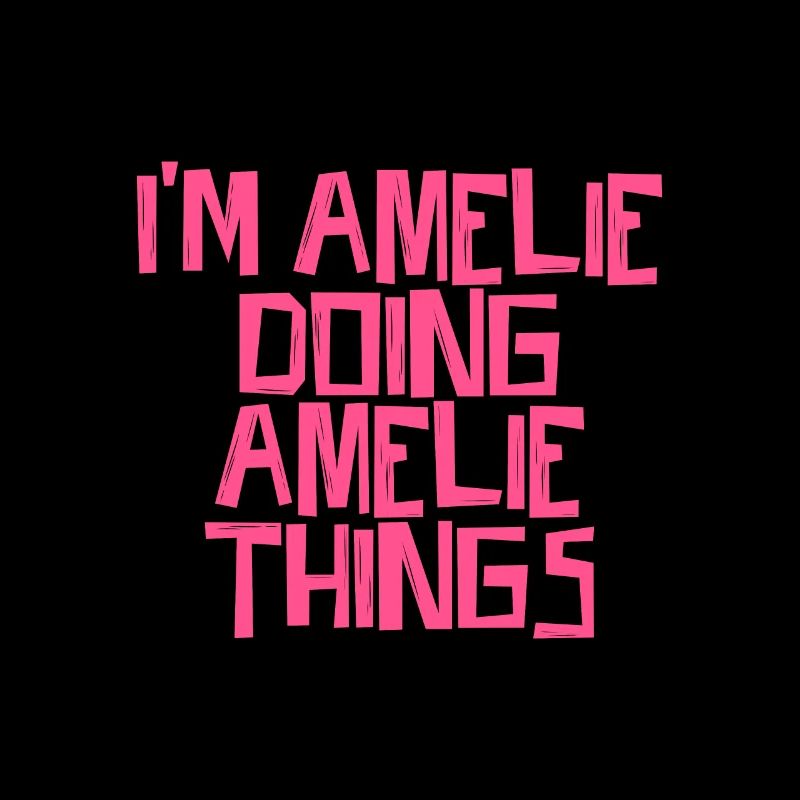 I'm Amelie doing Amelie things