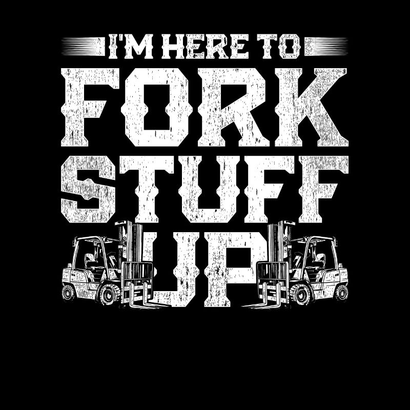 Forklift Driver Fork Stuff Up