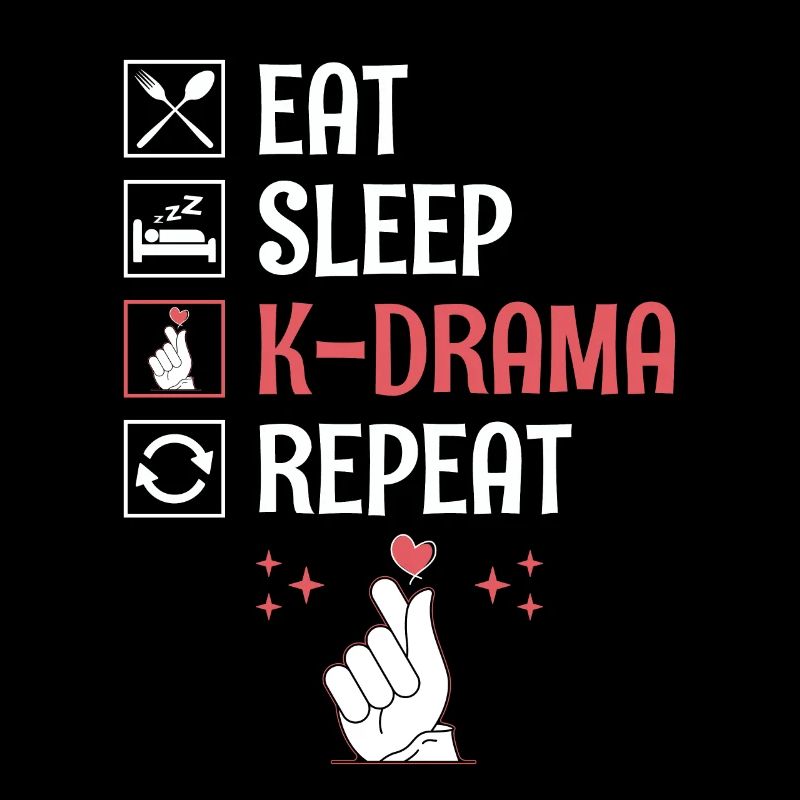Manger Sleeping K-drama Répéter coréen