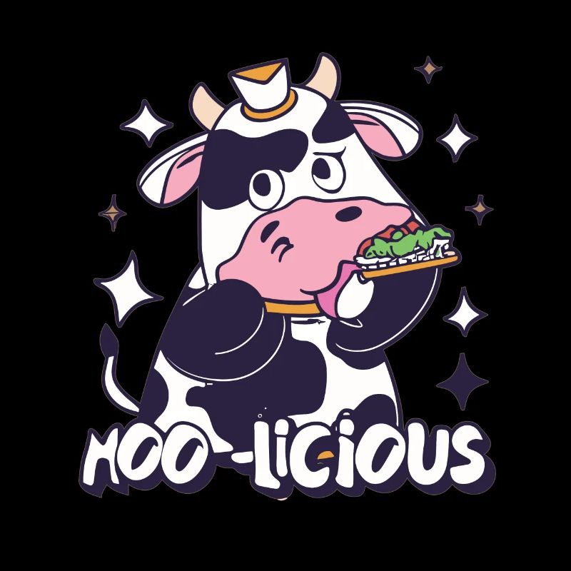 Vache Vaches Moo-Licious Farmer Tête De Vache