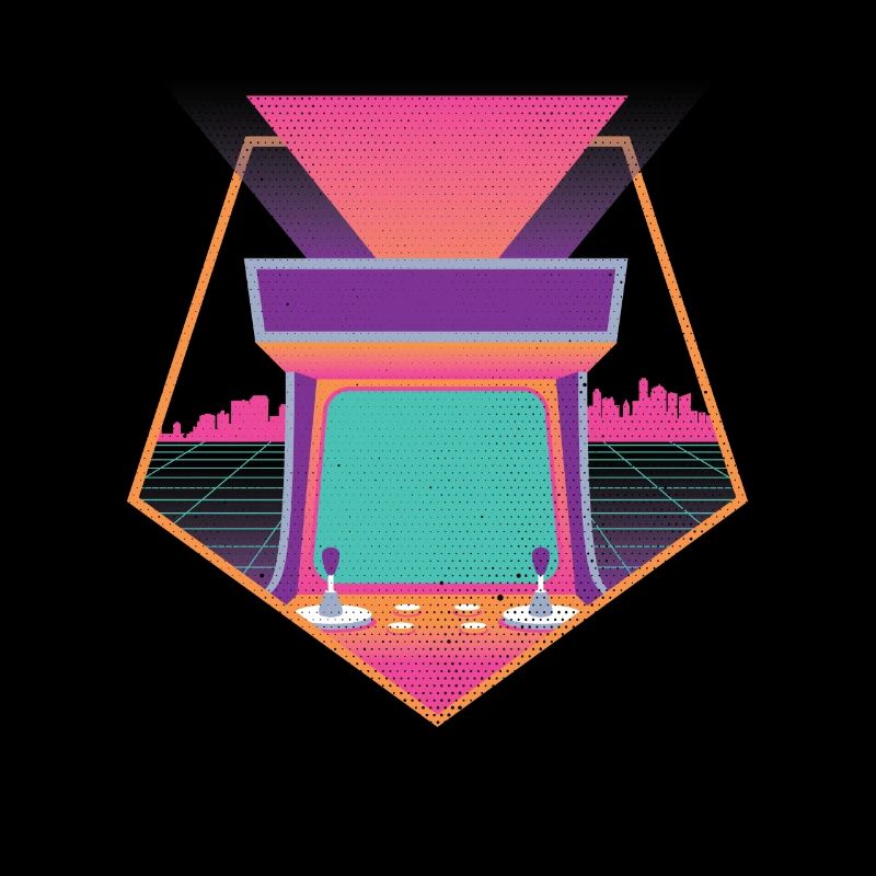 80s Retrogaming Arcade Machine Retro