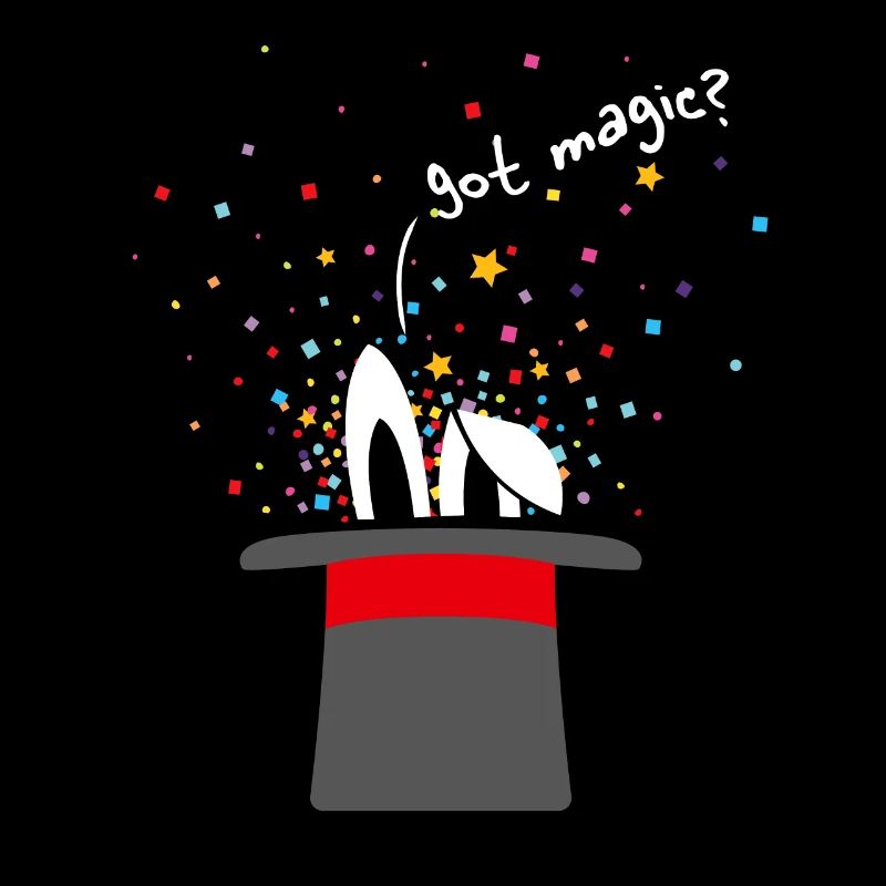 Got Magic Magic Magic Hat Bunny Illusionniste Magicien de scène