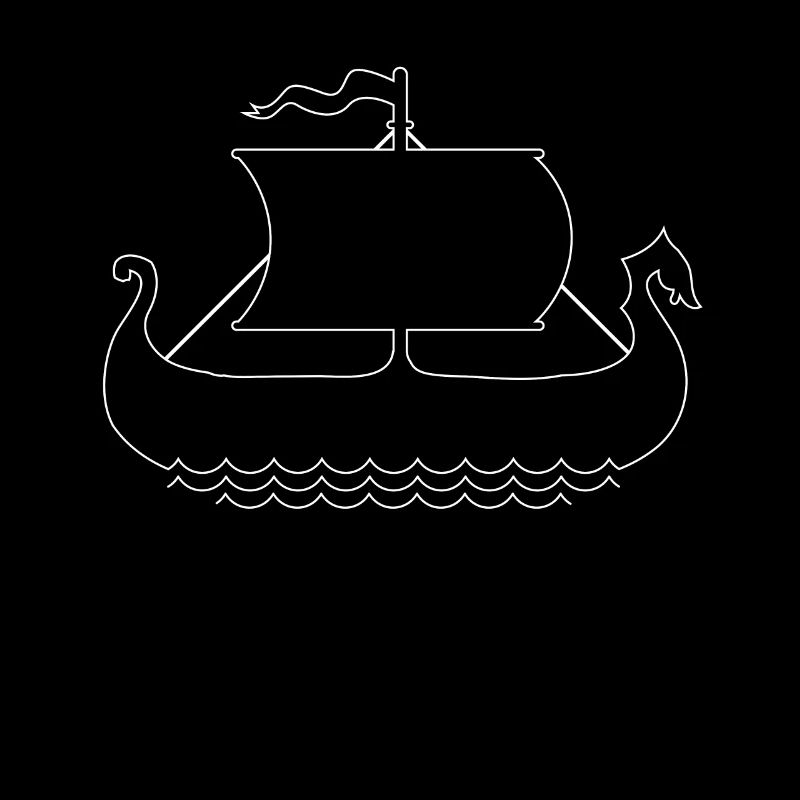 Wikinger Boot Langboot Wikingerboot Mittelalter