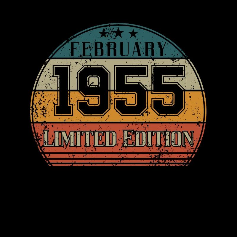 Geburtstag - Limited Edition Februar 1955
