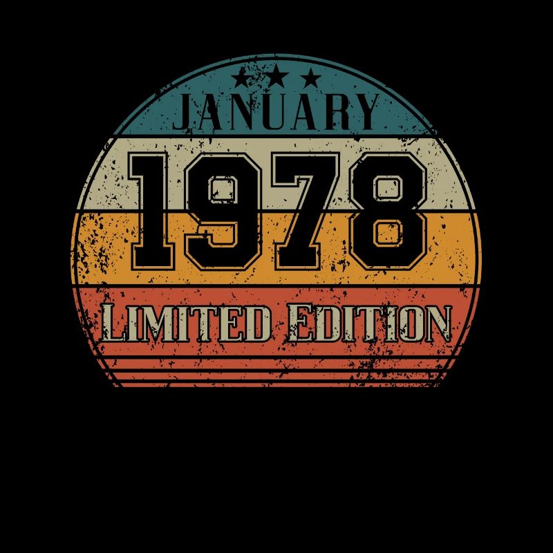 Geburtstag - Limited Edition Januar 1978