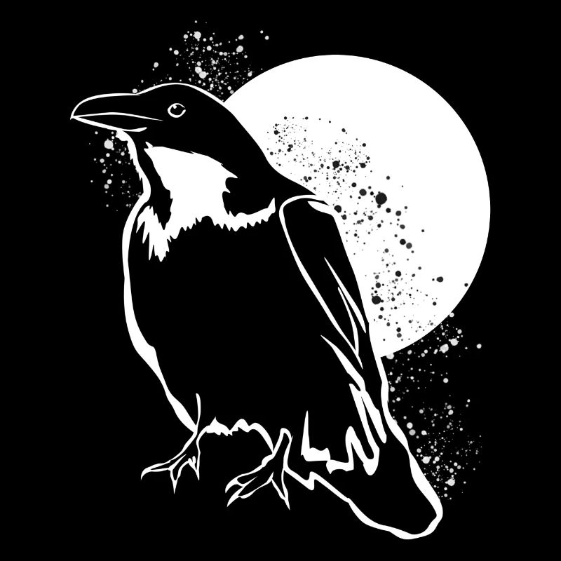 Crow Raven Moon Ravens Crows