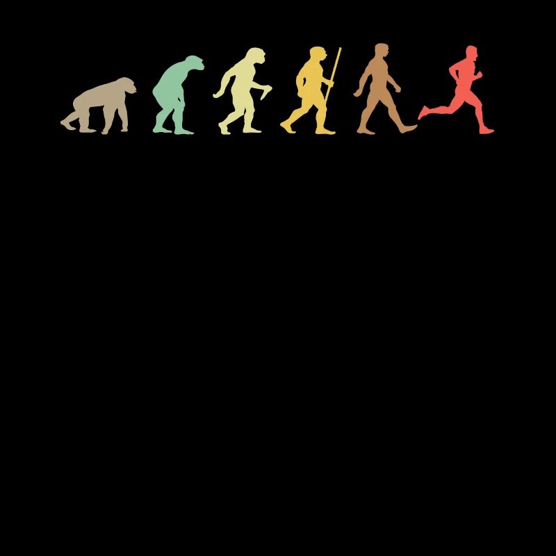 Run Retro Running Evolution Funny Runner Marathon
