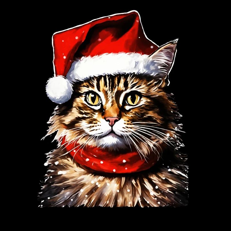 Drôle de chat, laid Noël Noël Noël