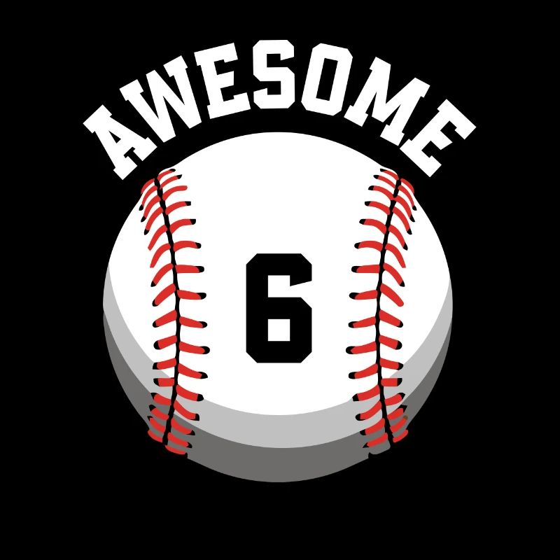 Kinder Geburtstag 6. Geburtstag Baseballparty