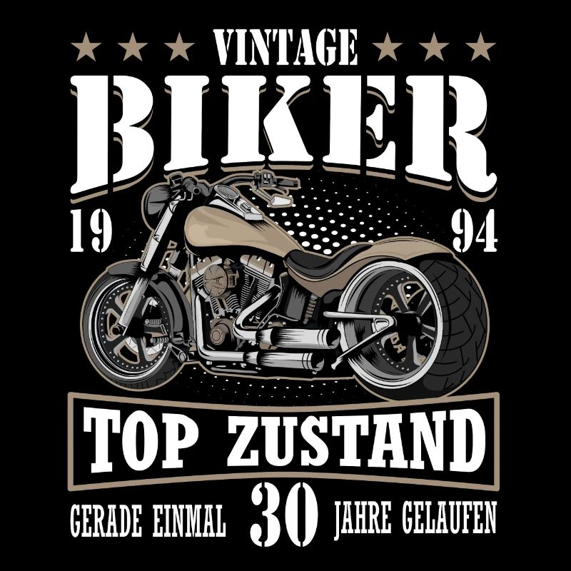 30 Geburtstag 1994 Motorradfahrer Motorrad