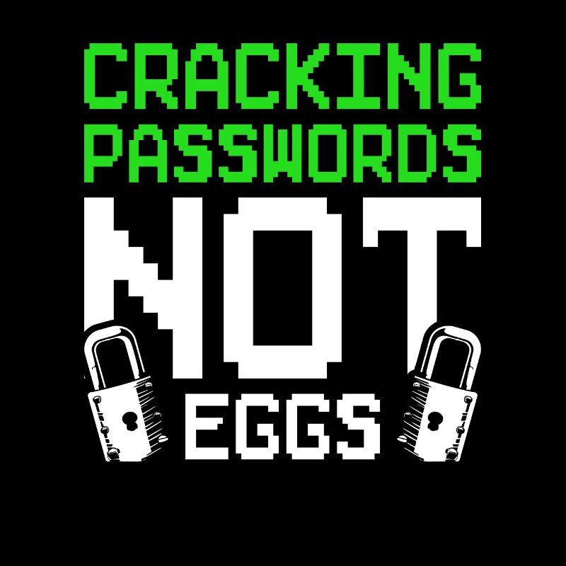 Ethical Hacker Cracking Passwords Not Eggs