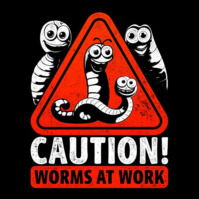 Wurmzucht Caution Worms At Work