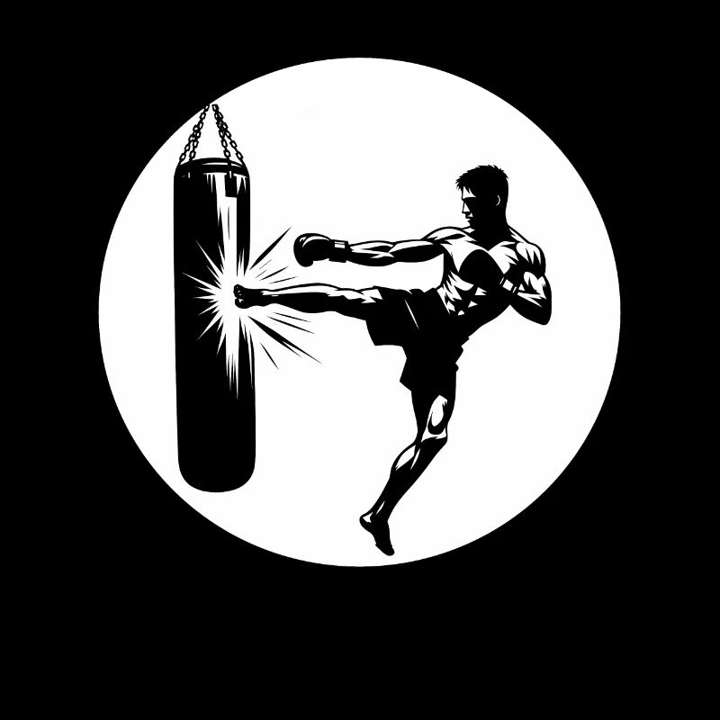 Kickboxing Kickboxer Sidekick