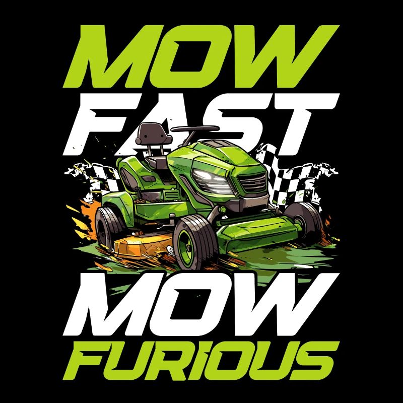 Lawn Mower Race Mow Fast Mow Furious