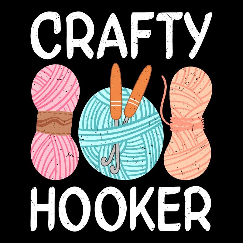 Crochet Lover Funny Loop & Hook Design