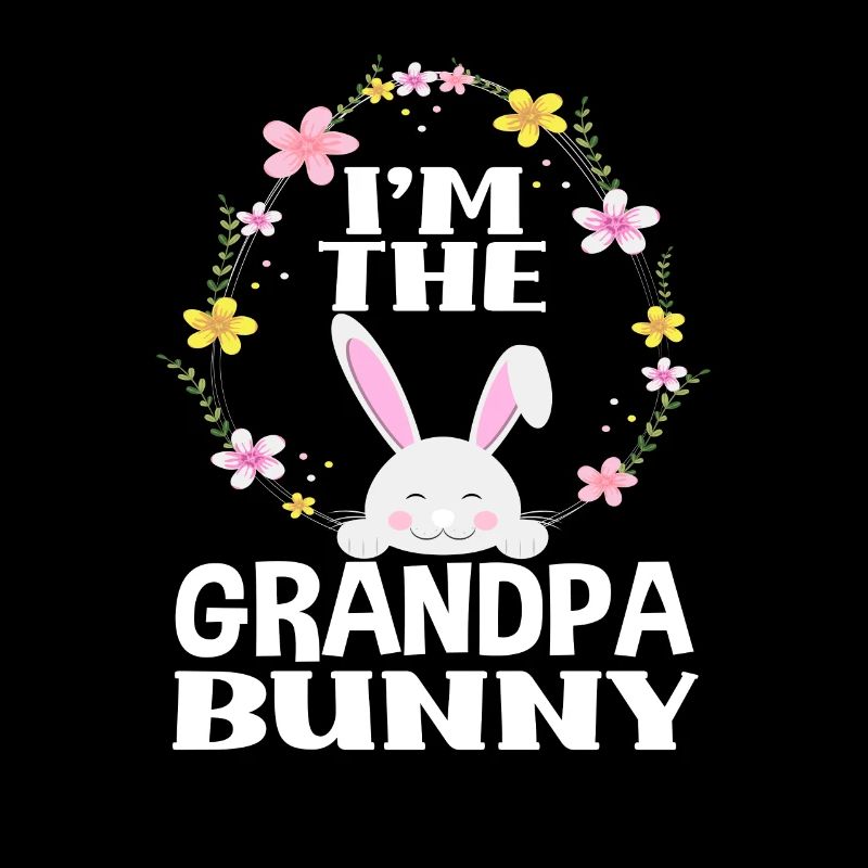 Ich Bin Opa Osterhase Blumenkranz Ostern