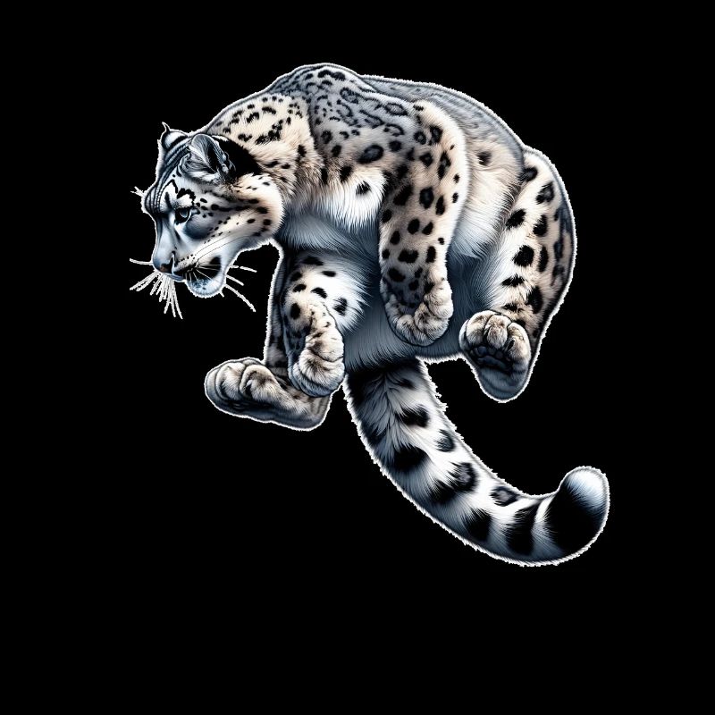 Léopard des neiges Léopard blanc Léopard