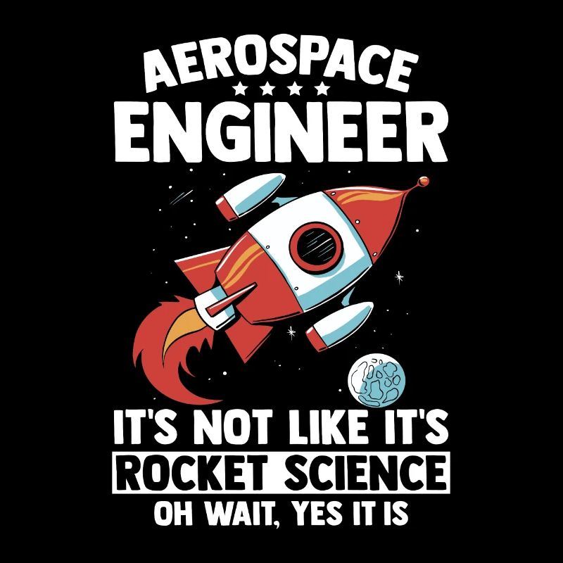 Aerospace Engineer Rocket Science Geschenk