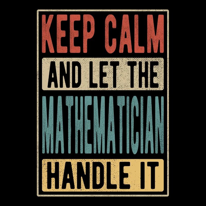 Mathématicien rétro cadeau
